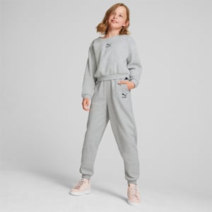 Classics GRL Relaxed Jogger Youth, Light Gray Heather