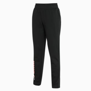 Graphic Women's Regular Fit Pants, Puma Black, extralarge-IND