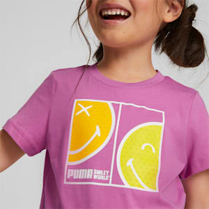 キッズ PUMA x SMILEYWORLD Tシャツ 104-152cm, Mauve Pop