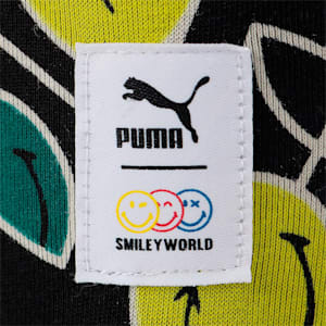キッズ ガールズ PUMA x SMILEYWORLD T7 AOP レギンス 104-152cm, Puma Black