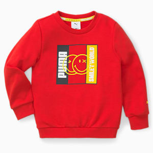 PUMA x SMILEYWORLD Crewneck Sweatshirt Kids, High Risk Red