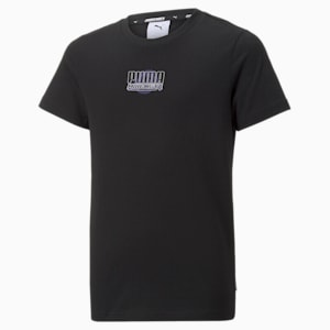 PUMA x MINECRAFT Graphic Tee Big Kids, Puma Black
