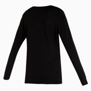 Graphic Crew Women's Regular Fit Sweat Shirt, Puma Black, extralarge-IND
