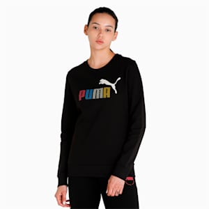 Graphic Crew Women's Regular Fit Sweat Shirt, Puma Black, extralarge-IND