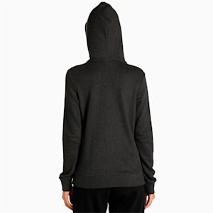 PUMA Women's Regular Fit Hooded Jacket, Dark Gray Heather, extralarge-IND