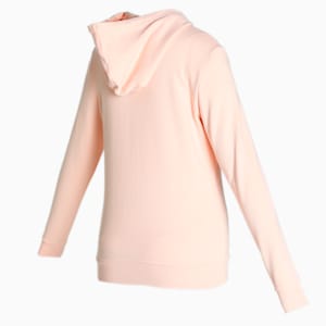 PUMA Women's Regular Fit Hooded Jacket, Peach Parfait, extralarge-IND