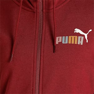 PUMA Women's Regular Fit Hooded Jacket, Burgundy, extralarge-IND