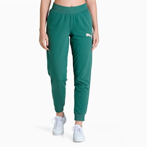PUMA Graphic Women's Regular Fit Pants, Deep Forest, extralarge-IND