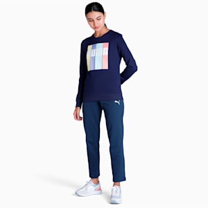 Graphic Women's Regular Fit Sweatshirt, Peacoat, extralarge-IND