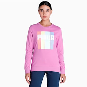 Graphic Women's Regular Fit Sweatshirt, Mauve Pop, extralarge-IND
