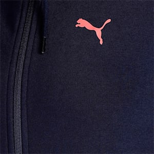 PUMA Full-Zip Women's Hooded Jacket, Peacoat