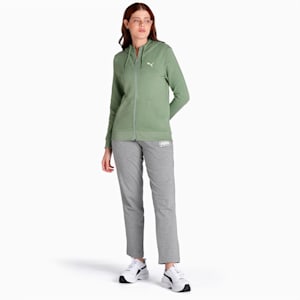 PUMA Full-Zip Women's Regular Fit Hooded Jacket, Dusty Green, extralarge-IND