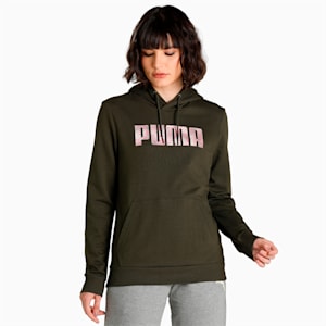 Graphic Women's Regular Fit Hoodie, Forest Night, extralarge-IND