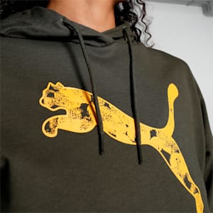 Graphic Women's Regular Fit Hoodie, Forest Night, extralarge-IND
