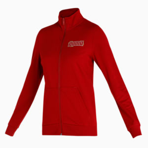 Graphic Women's Regular Fit Jacket, Intense Red, extralarge-IND