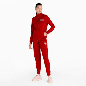 Graphic Women's Regular Fit Jacket, Intense Red, extralarge-IND