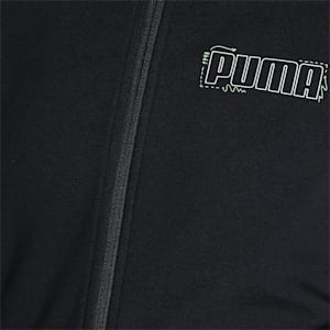 PUMA Graphic Women's Regular Fit Jacket, Puma Black, extralarge-IND