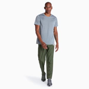 Woven Men's Trackpants, Dark Olive