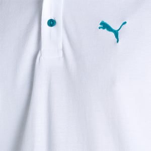 Contrast Tipping Men's Polo, Puma White