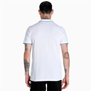 Contrast Tipping Men's Polo, Puma White