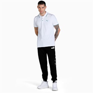 Contrast Tipping Men's Polo, Puma White