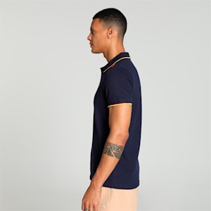 Contrast Tipping Men's Slim Fit Polo, PUMA Navy, extralarge-IND