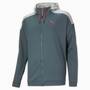 Train Logo Men's Hoodie BT, Dark Slate