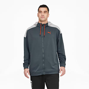 Train Logo Men's Hoodie BT, Dark Slate
