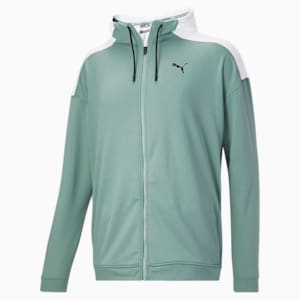 Train Logo Men's Hoodie BT, Mineral Blue