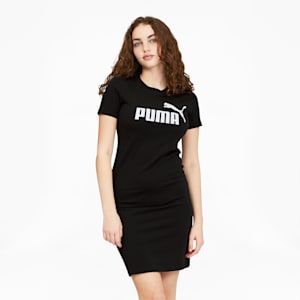 Vestido entallado tipo camiseta Essentials para mujer, Puma Black