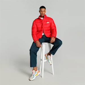 Men's Padded Jacket, High Risk Red, extralarge-IND