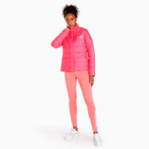 Padded Slim Fit Women's Jacket, Sunset Pink, extralarge-IND