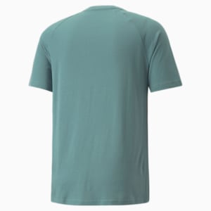 Multicolor Graphic Men's Tee, Mineral Blue, extralarge