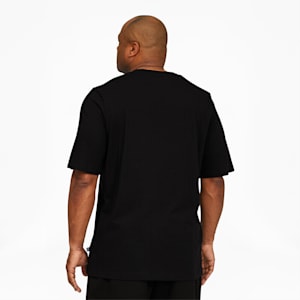 Cat-scape Graphic Men's Tee BT, Puma Black