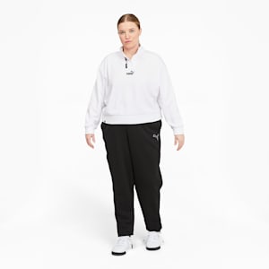 Power Tape Crew Neck Women's Sweater PLUS, Puma White