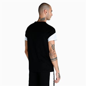 Men's Colorblock T-Shirt, Puma Black, extralarge-IND