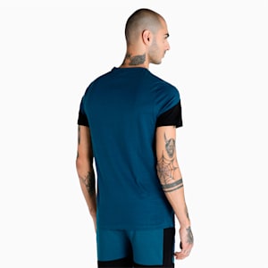 Men's Colorblock T-Shirt, Intense Blue, extralarge-IND
