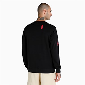 Crew Men's Sweatshirt, Puma Black, extralarge-IND
