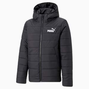 Essentials Padded Youth Regular Fit Jacket, Puma Black, extralarge-IND