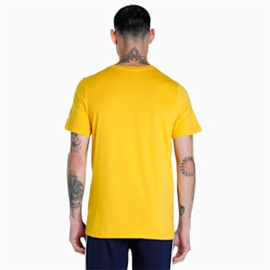 PUMA x one8 Colorblock Men's Slim Fit T-Shirt, Sun Ray Yellow, extralarge-IND