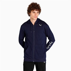 One8 Virat Kohli Men's Full Zip Jacket, Peacoat