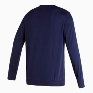 PUMA x one8 Logo Crew Men's Sweat Shirt, Peacoat, extralarge-IND