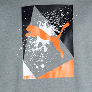 Graphic Crew-Neck Men's Regular Fit Sweatshirt, Medium Gray Heather, extralarge-IND