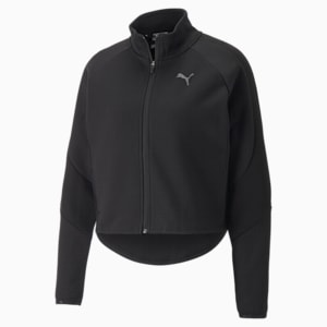 Evostripe Women Relaxed Fit Relaxed Fit Track Jacket, Puma Black, extralarge-IND