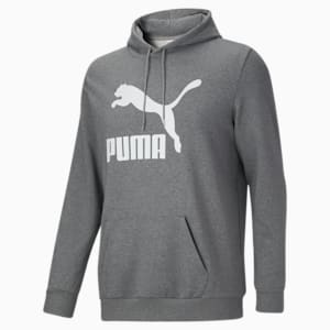 Classics Logo Men's Hoodie BT, Medium Gray Heather, extralarge