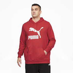 Classics Logo Men's Hoodie Big And Tall, High Risk Red, extralarge