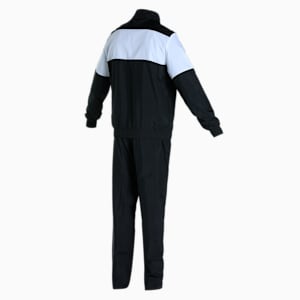 PUMA Woven Men's Regular Fit Track Suit, Puma Black, extralarge-IND