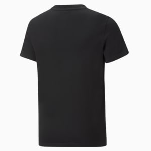 Alpha Kids' Graphic Tee, Puma Black, extralarge