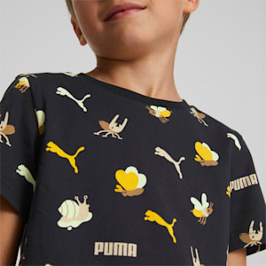 SMALL WORLD T-Shirt Kids, Puma Black, extralarge-IND