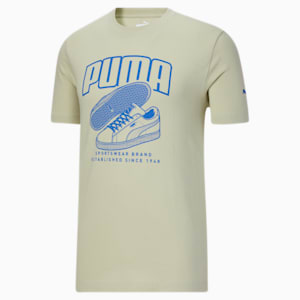 PUMA Kicks Men's Graphic Tee, Spring Moss, extralarge